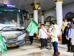 Bupati Pesawaran Lepas 57 Santri Wakili Daerah pada Muktamad RMI Provinsi Lampung
