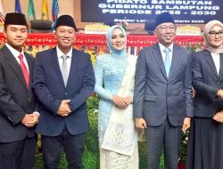 DPRD Lampung Paripurna Pidato Perdana Gubernur