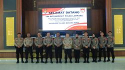 Ditpamobvit Polda Lampung Laksanakan Supervisi Pamobvit Tahap II TA. 2025 Di Polres Tubaba