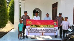 Ini Yang Dilakukan Polsek TBT, Laksanakan Pengamanan Ibadah Gereja Minggu Kasih Di Gereja GITJ Tiyuh Tirta Makmur