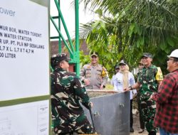 Waaster Panglima TNI Bersama Bupati Nanda Wasev TMMD Ke-127 Kodim 0421/LS